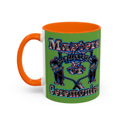 em cee squared - Accent Mug (green)