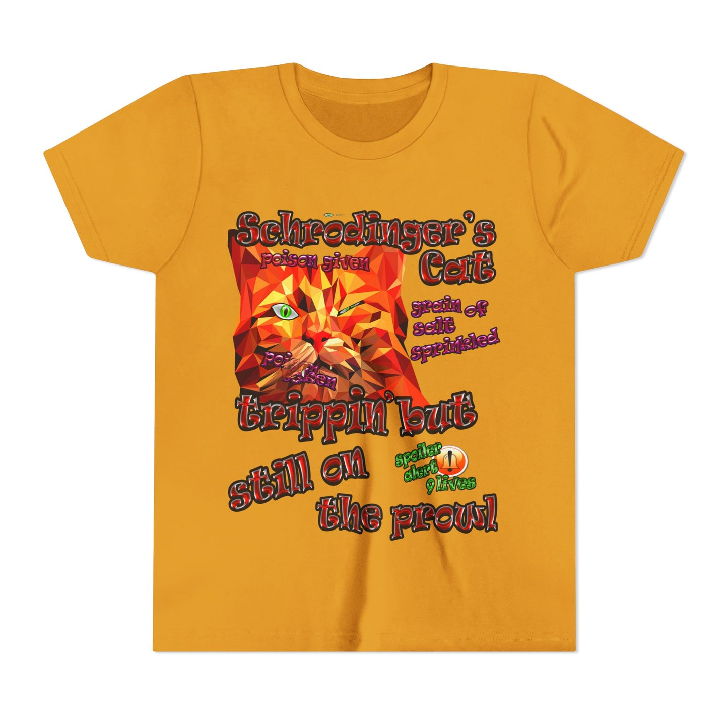 schrodinger's cat - Youth Short Sleeve Tee
