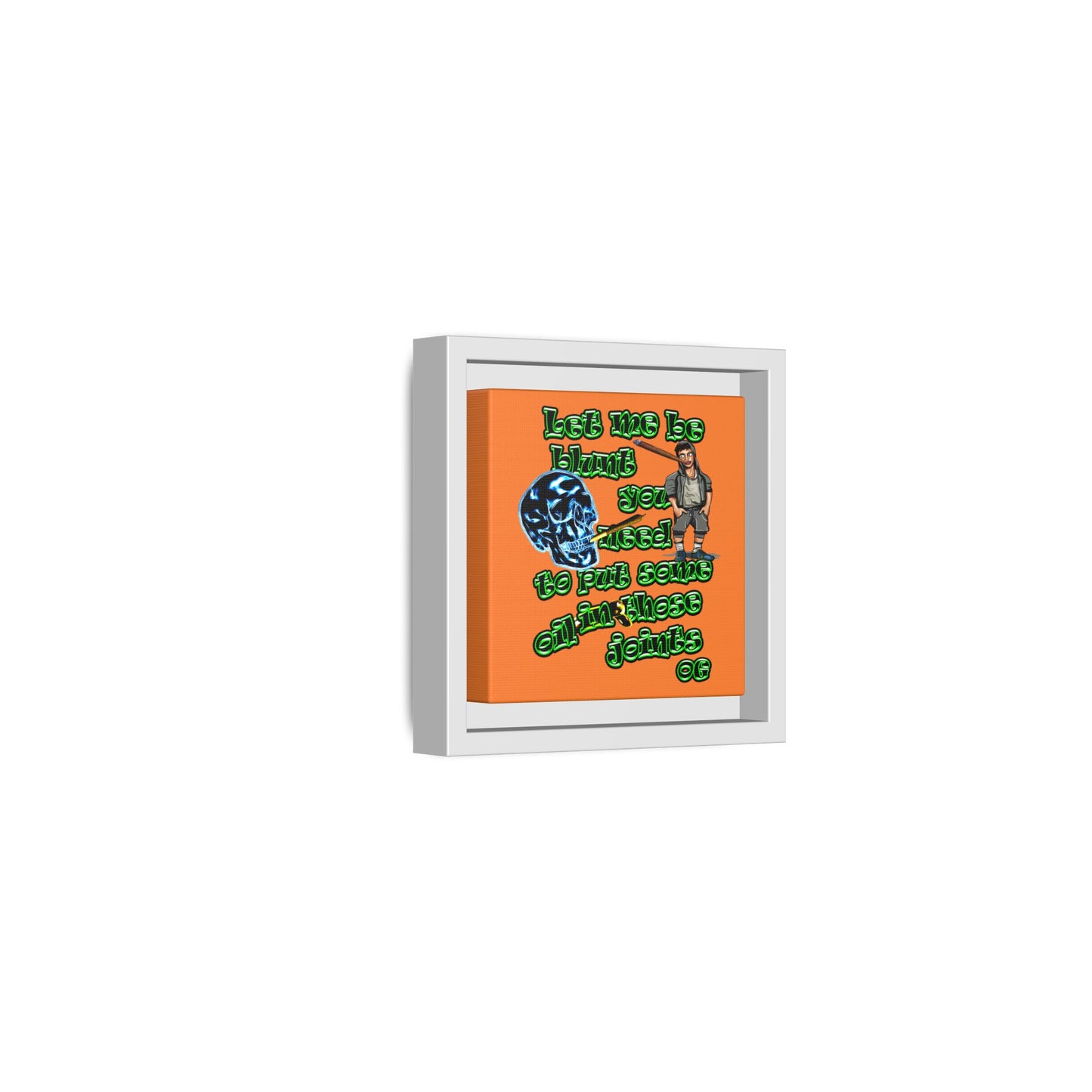 og - framed canvas art (crusta)