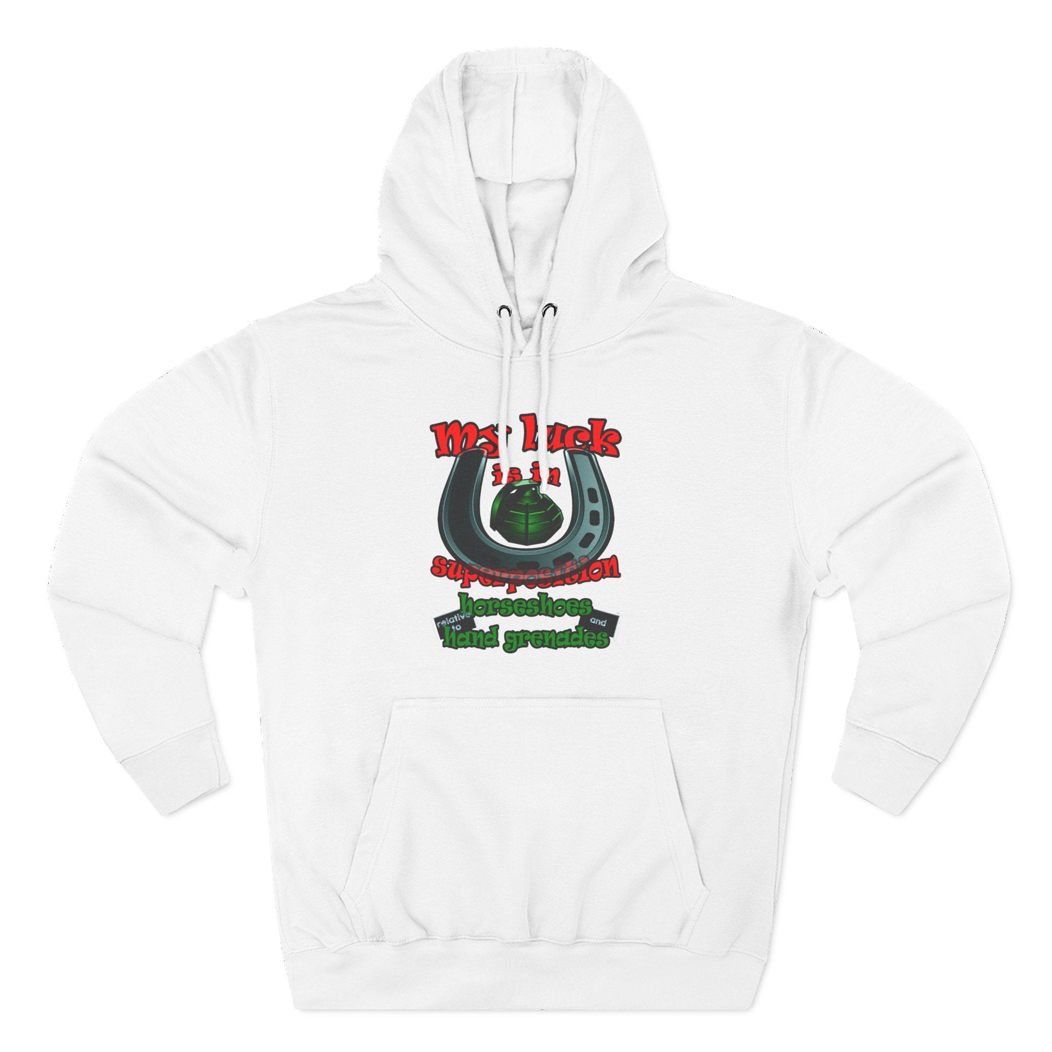 my luck - Three-Panel Fleece Hoodie