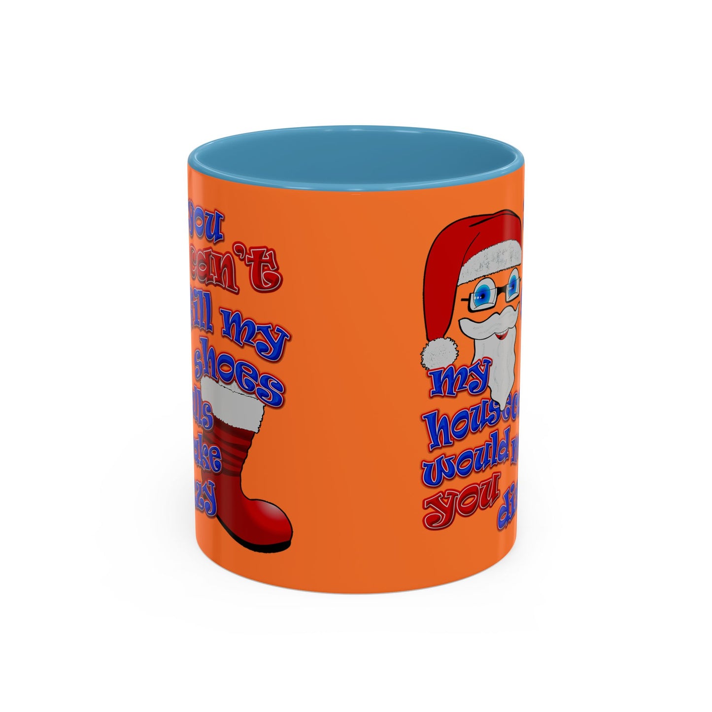 santa's shoes - Accent Mug (crusta)