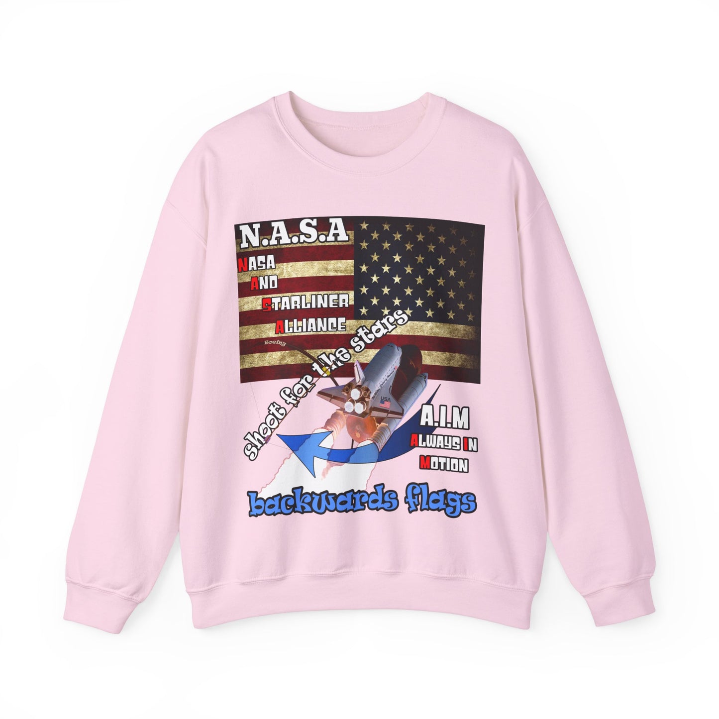 shoot for the stars(starliner) - Unisex Heavy Blend™ Crewneck Sweatshirt