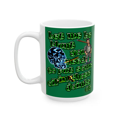 og - White Mug (dark green)