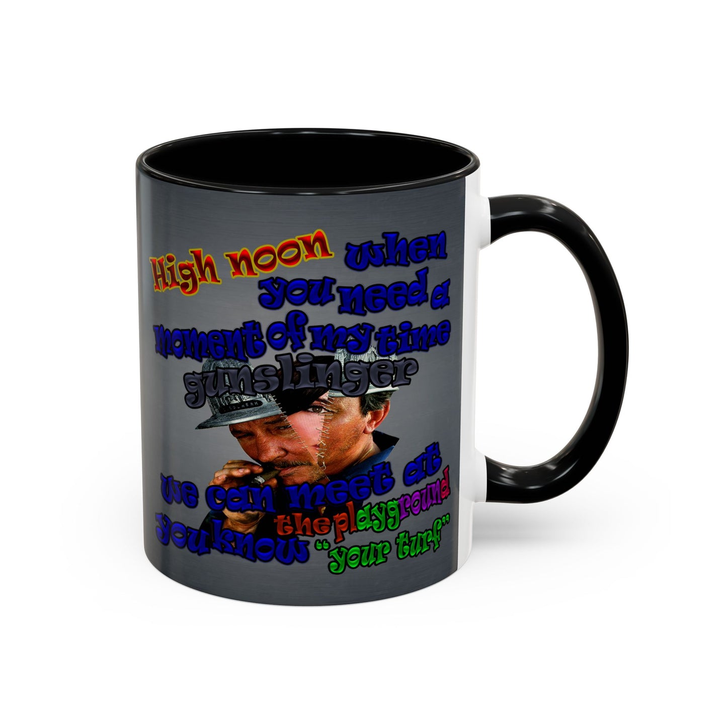 high noon - Accent Mug (grey-light grey)