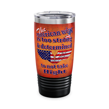 american wing - Ringneck Tumbler, 20oz (burnt orange)