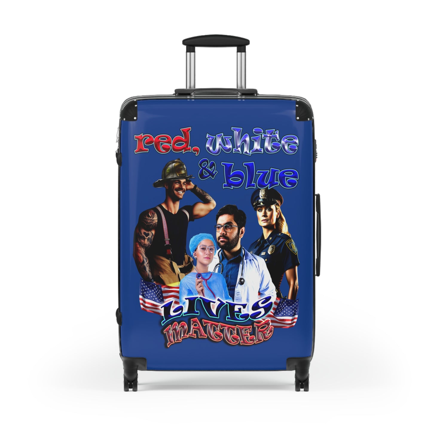 rw&b lives matter - Suitcase (dark blue)