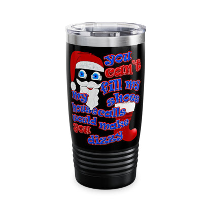santa's shoes - Ringneck Tumbler, 20oz (black)