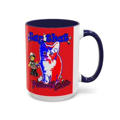 tag that - Accent Mug (red)