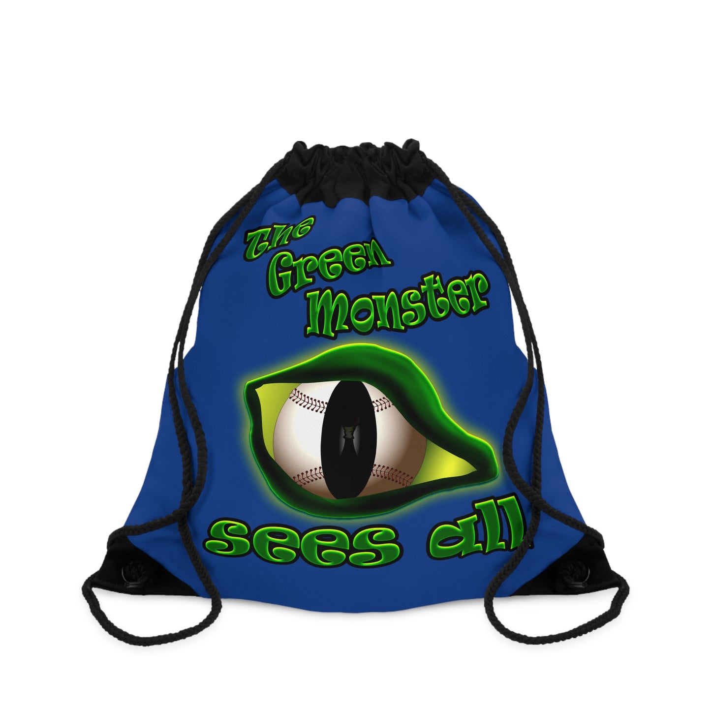 green monster - Drawstring Bag (dark blue)
