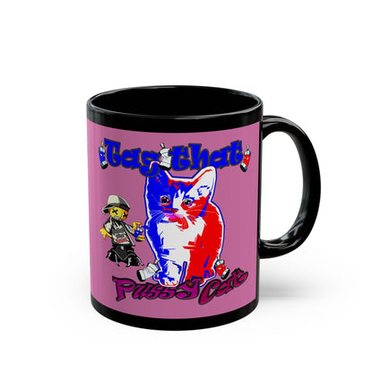tag that - Black Mug (light pink)