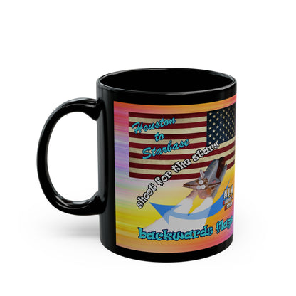 shoot for the stars - Black Mug (color blur)