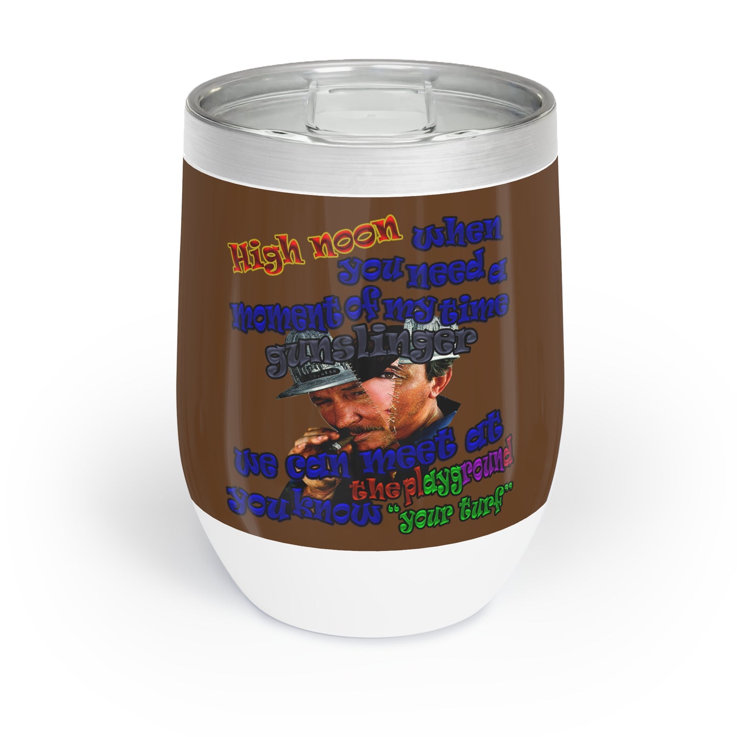high noon - Chill Wine Tumbler (brown)