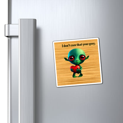 I don't care that your grey - Magnets - (butterscotch wood finish)
