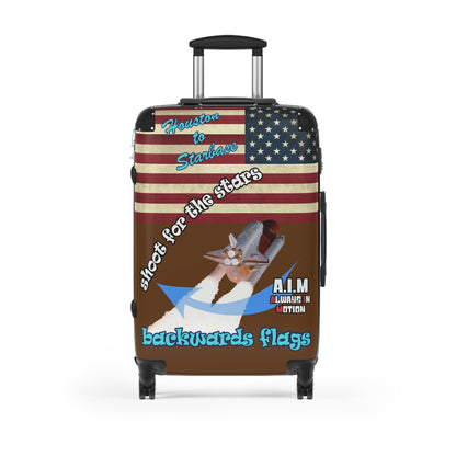 shoot for the stars - Suitcase (brown)