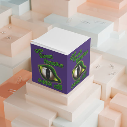 green monster - note cube (purple)