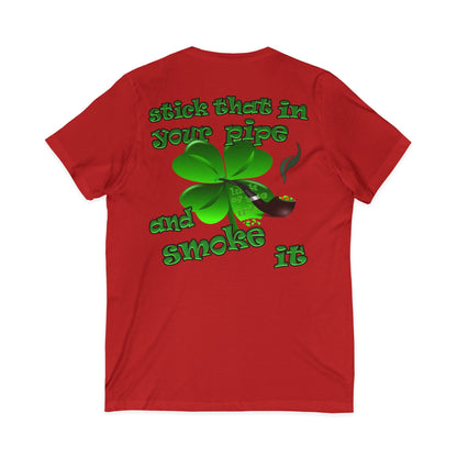 celtics logo - Unisex Jersey Short Sleeve V-Neck Tee