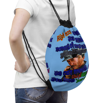 high noon - Drawstring Bag (light blue)