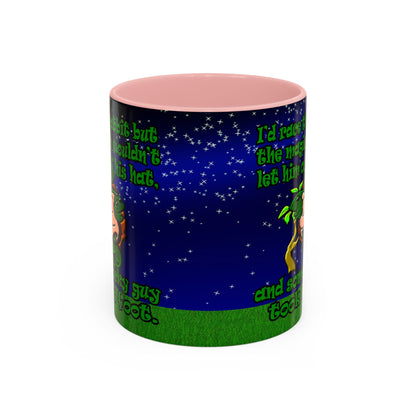 turtle race - Accent Mug ('snoops' background)