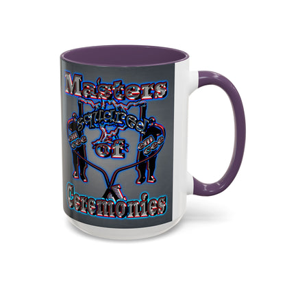 em cee squared - Accent Mug (grey-light grey)