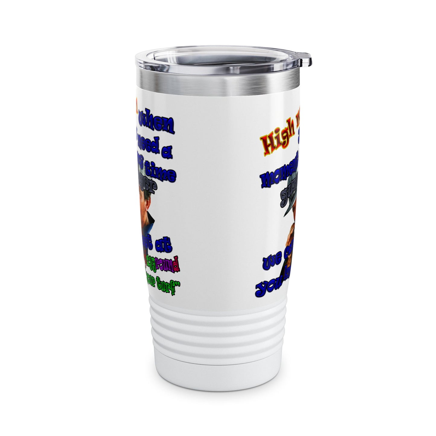 high noon - Ringneck Tumbler, 20oz (white)
