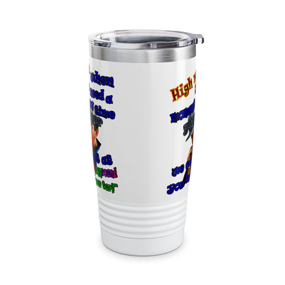 high noon - Ringneck Tumbler, 20oz (white)