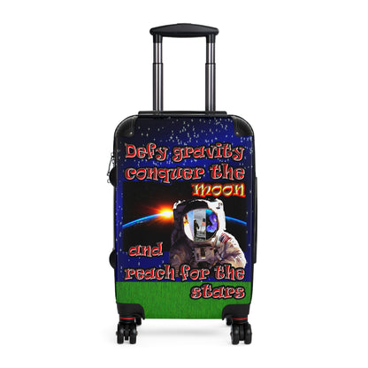 defy conquer reach - Suitcase ('snoops' background)