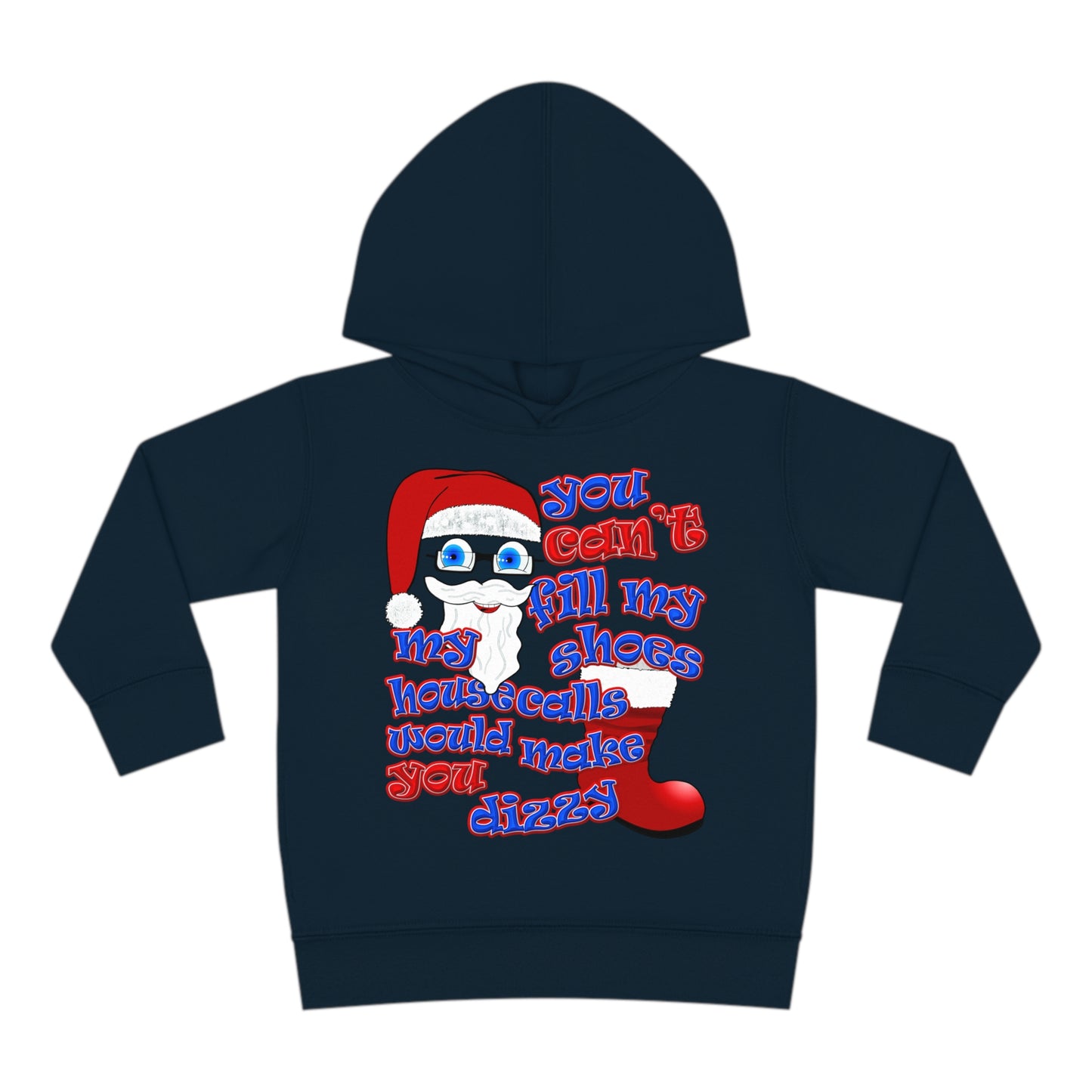 santa's shoes - Toddler Pullover Fleece Hoodie