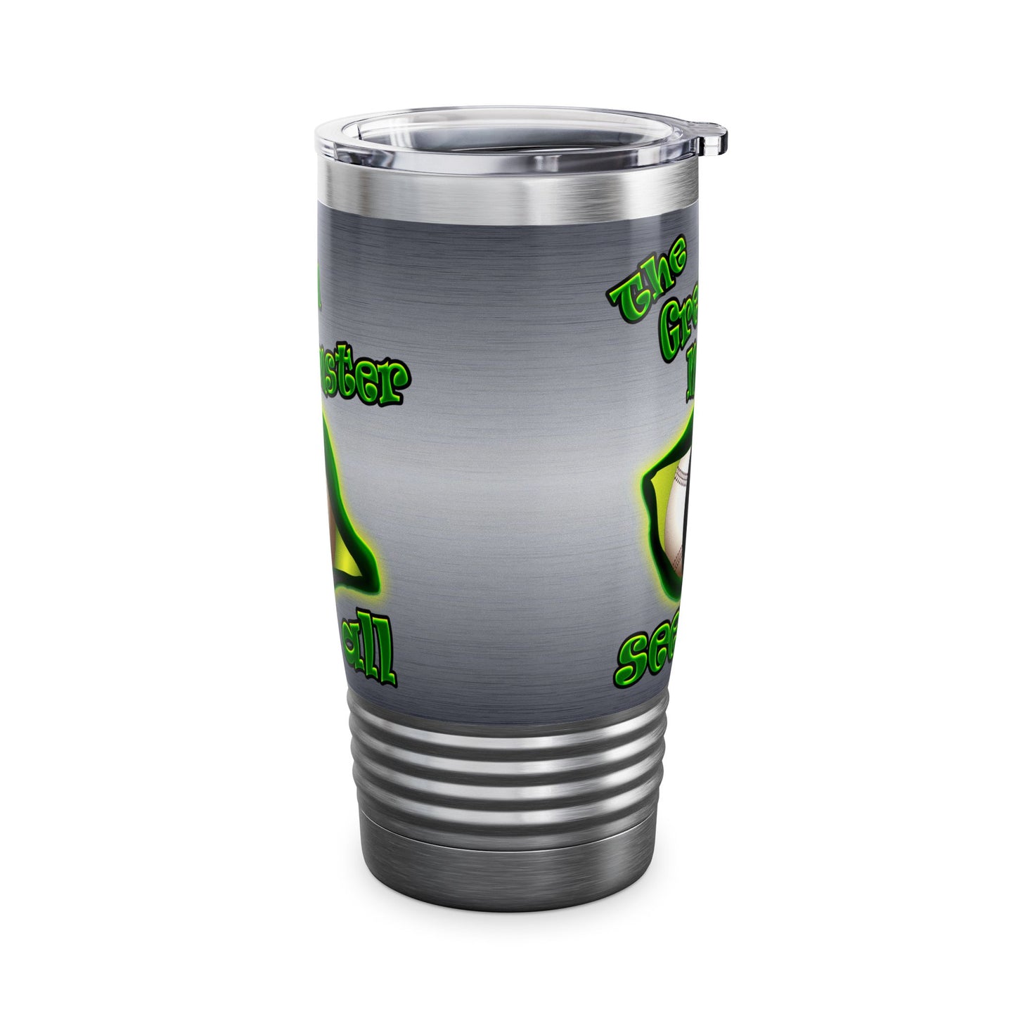 green monster - Ringneck Tumbler, 20oz (brushed nickel)