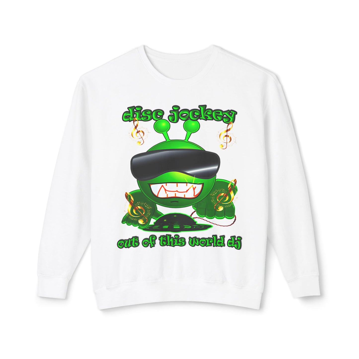disc jockey - Unisex Lightweight Crewneck Sweatshirt