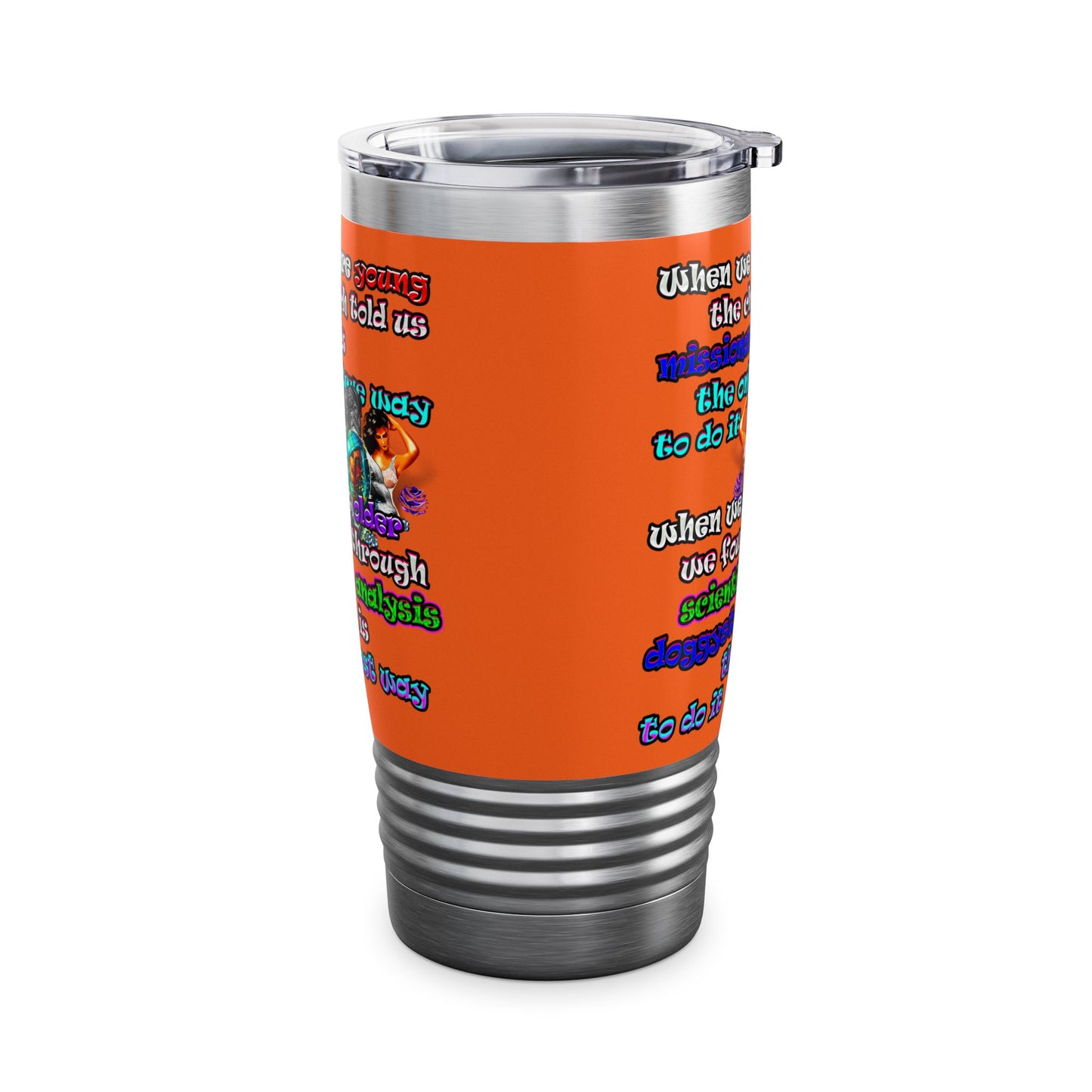 doggystyle - Ringneck Tumbler, 20oz (orange)