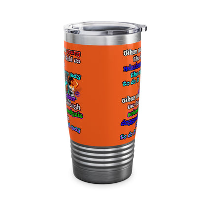 doggystyle - Ringneck Tumbler, 20oz (orange)