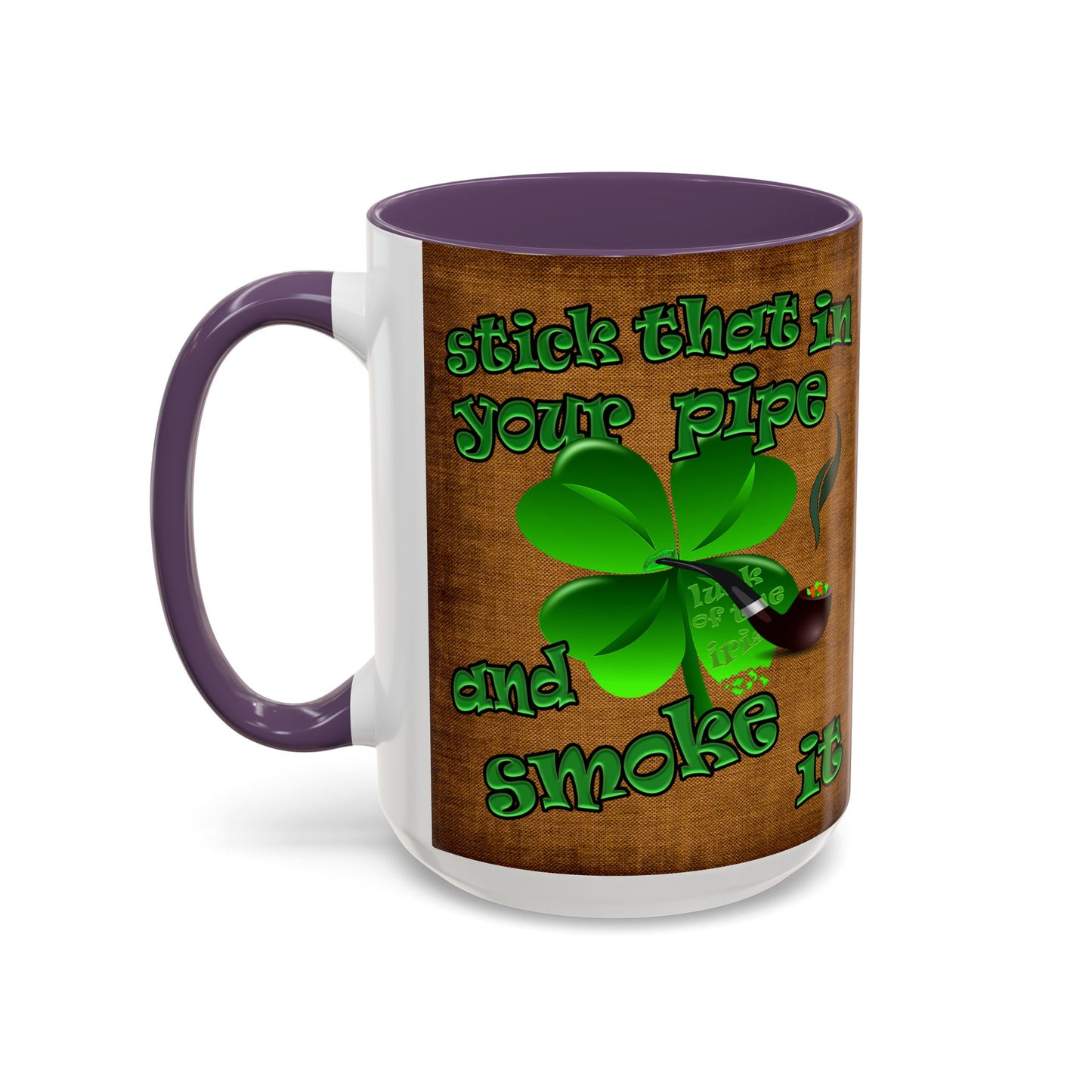 celtics logo - Accent Mug (brown papyrus)