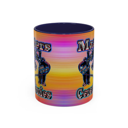 em cee squared - Accent Mug (color blur)