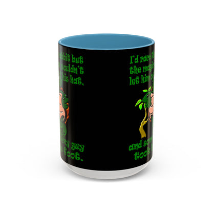 turtle race - Accent Mug (black)