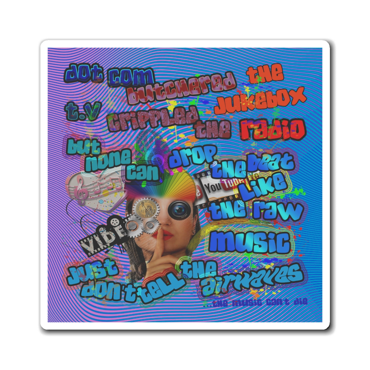 drop the beat - Magnets - (light blue-purple wave)