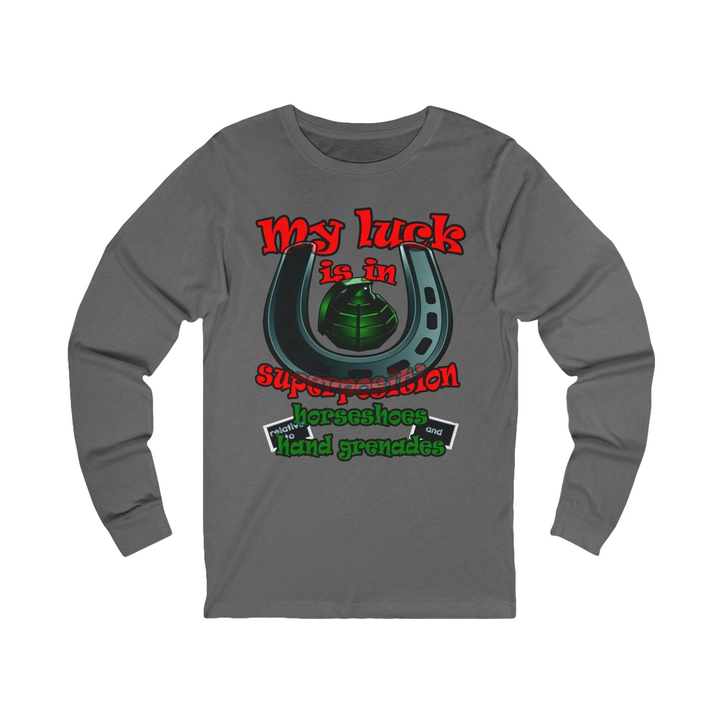 my luck - Unisex Jersey Long Sleeve Tee
