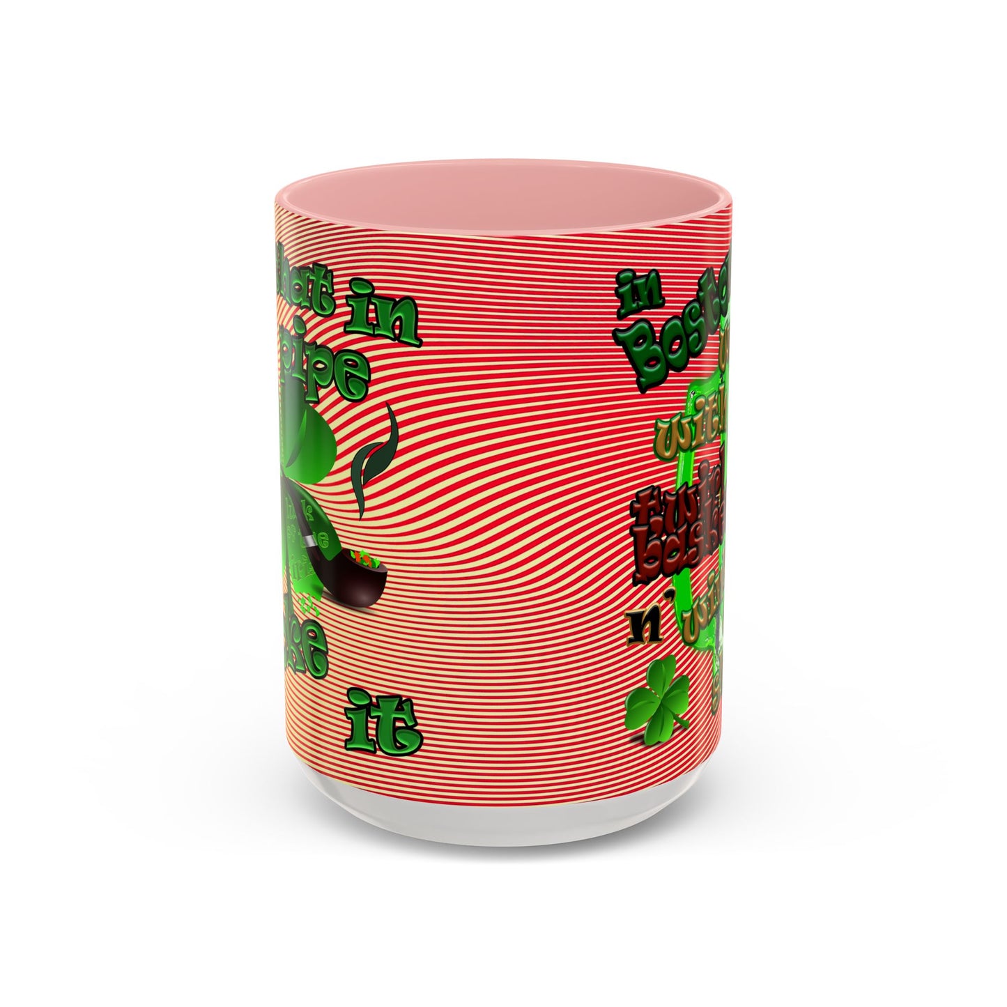 celtics logo - Accent Mug (yellow-orange wave)