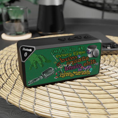 the bum's shit - Jabba Bluetooth Speaker (dark green)