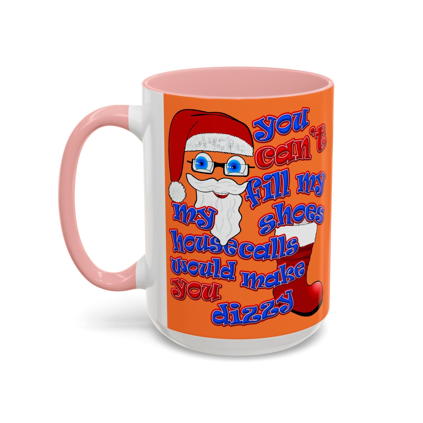 santa's shoes - Accent Mug (crusta)