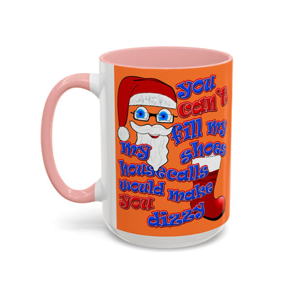 santa's shoes - Accent Mug (crusta)