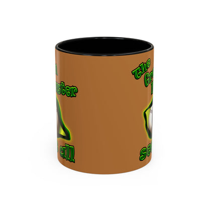 green monster - Accent Mug (light brown)