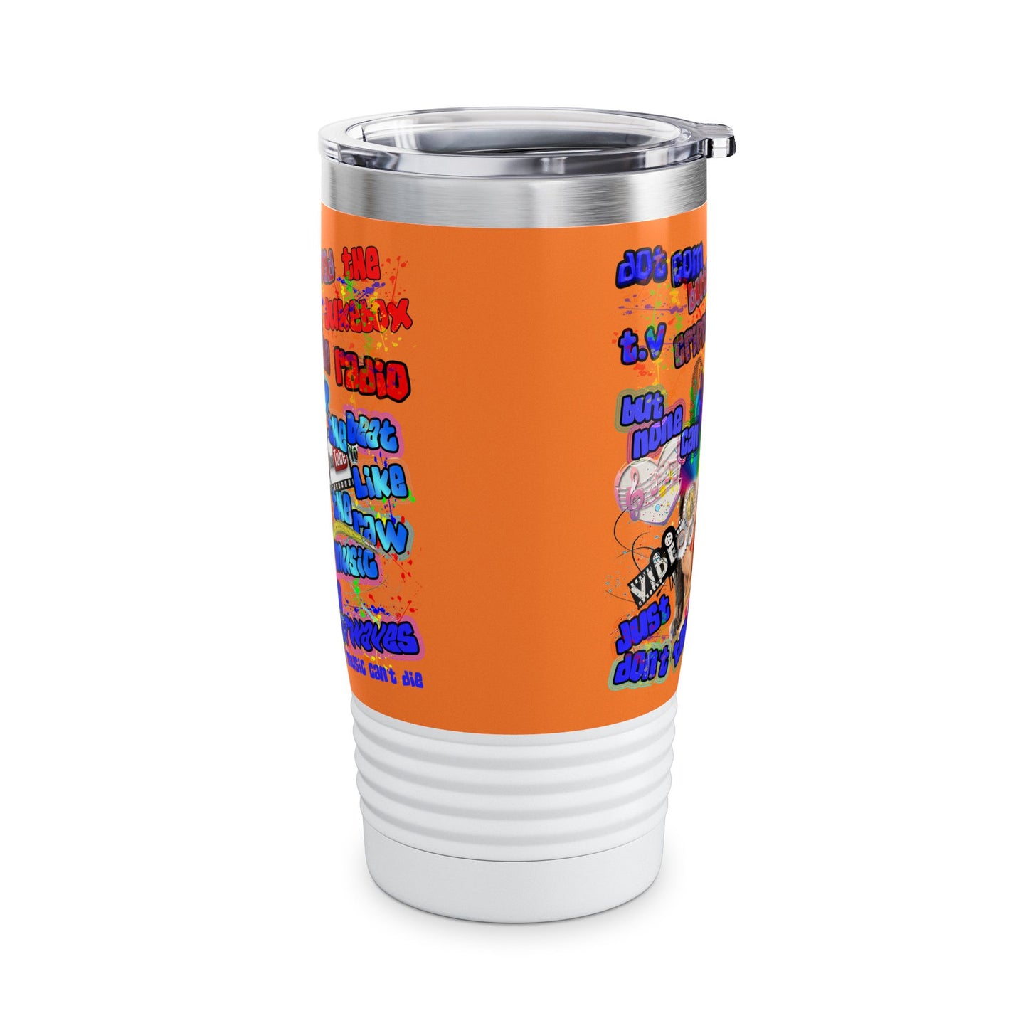 drop the beat - Ringneck Tumbler, 20oz (crusta)