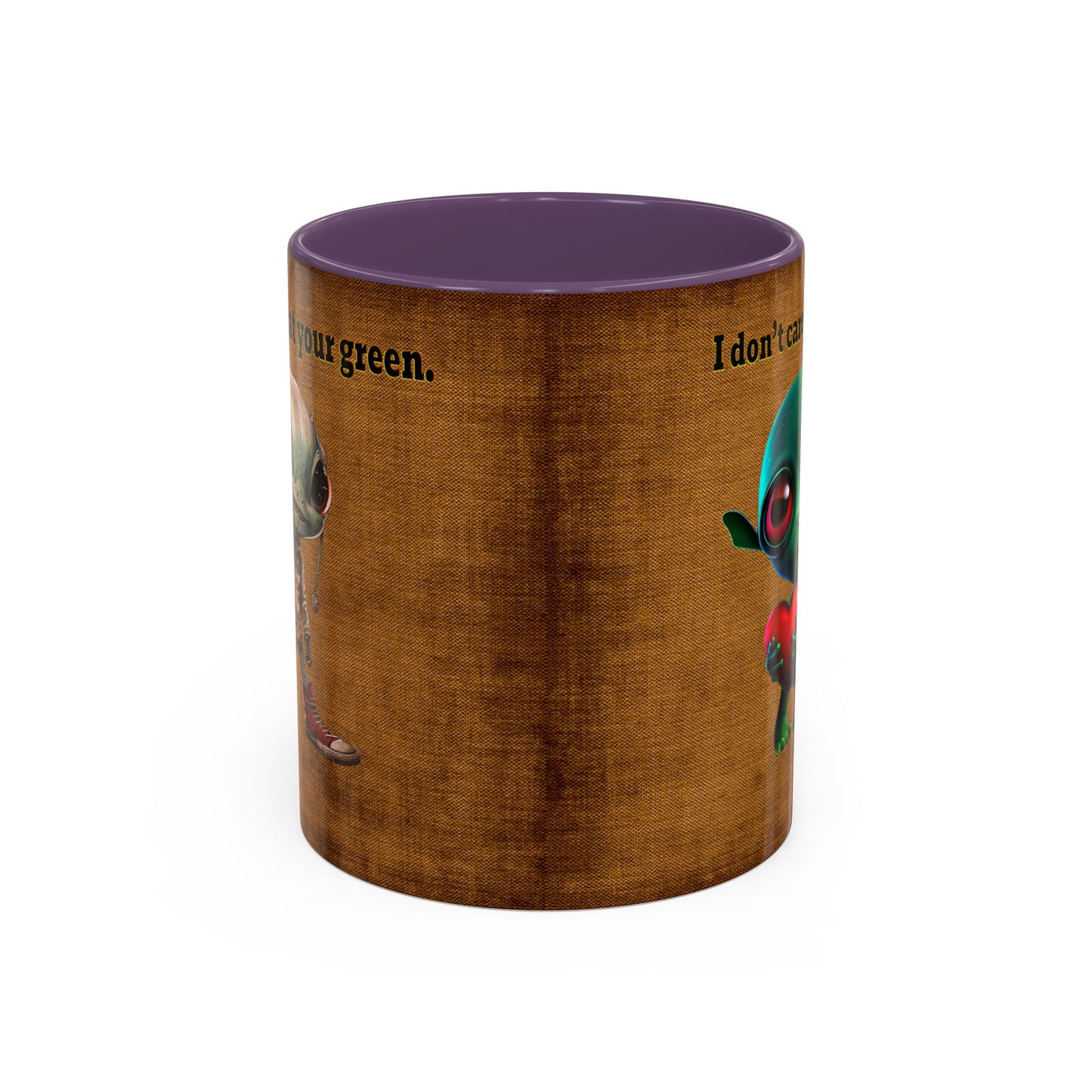 I don't care that your grey - Accent Mug (brown papyrus)