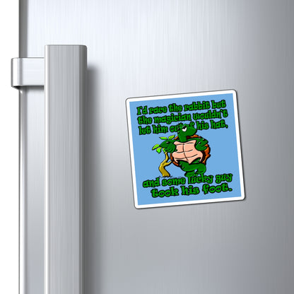 turtle race - Magnets - (light blue)