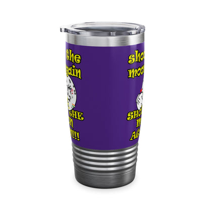 shoot the moon again - Ringneck Tumbler, 20oz (purple)