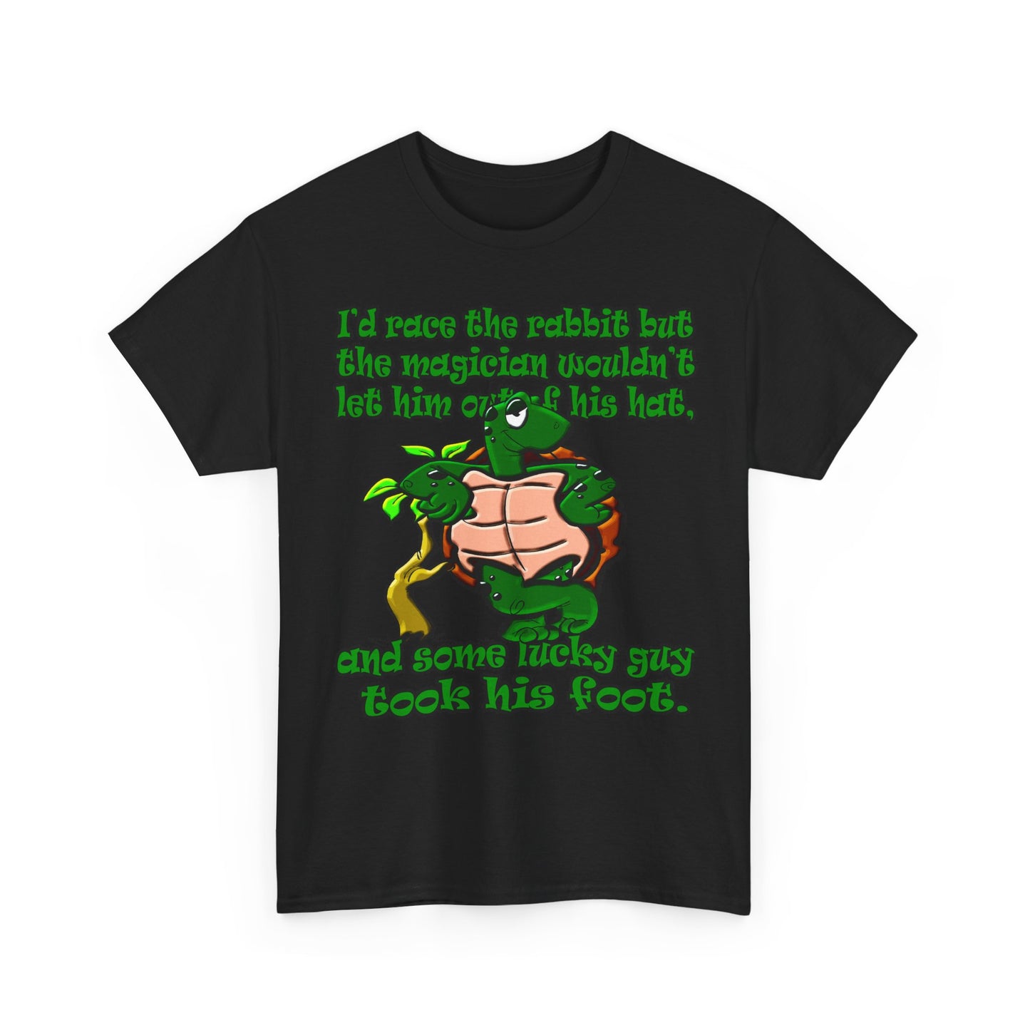 turtle race - Unisex Heavy Cotton Tee