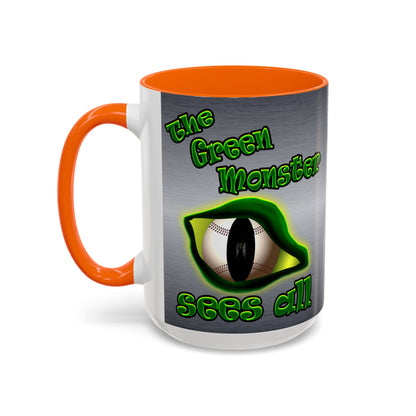 green monster - Accent Mug (brushed nickel)