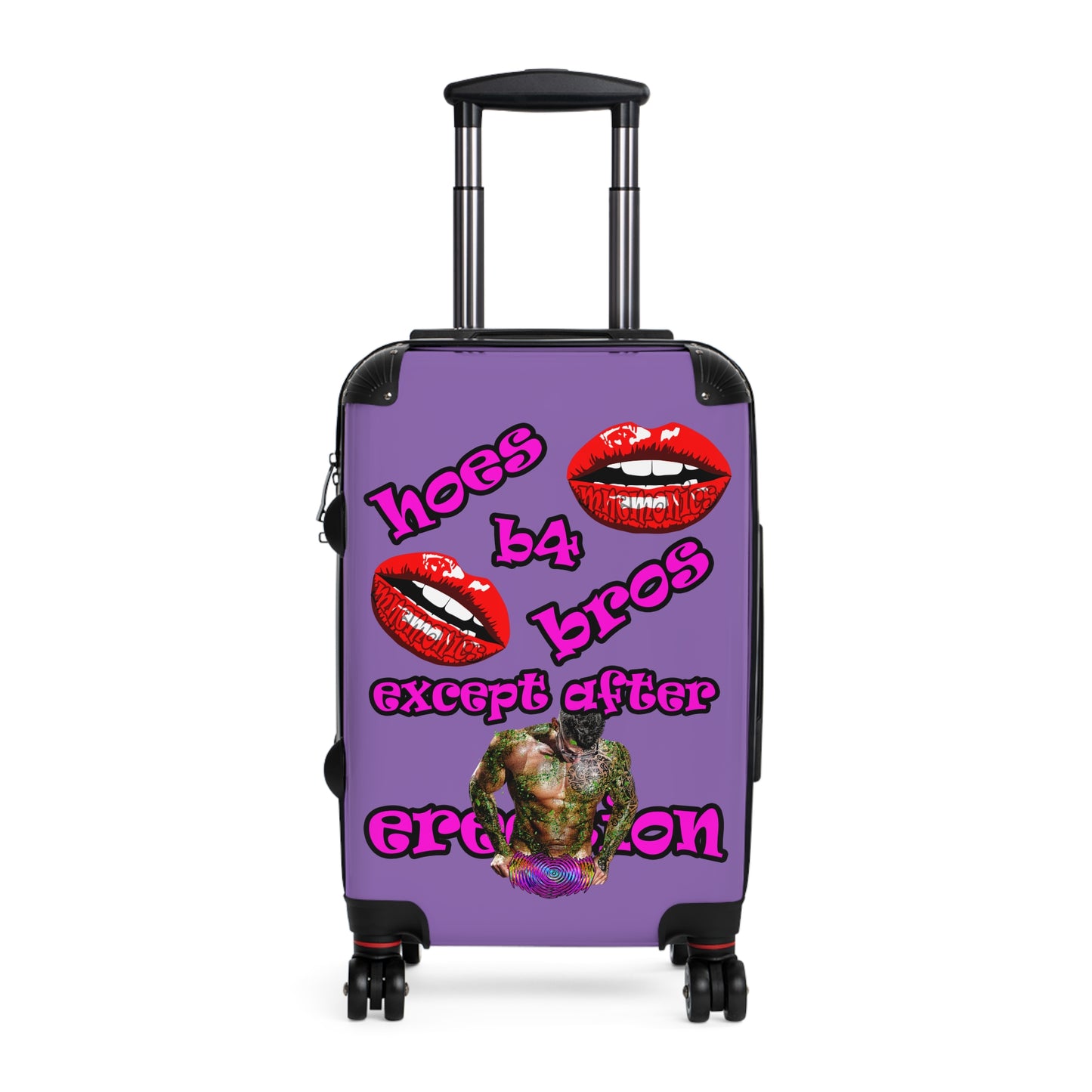 hoes b4 bros - Suitcase (light purple)