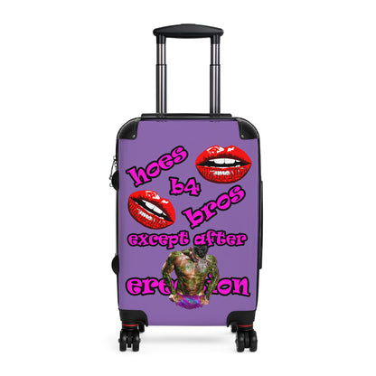 hoes b4 bros - Suitcase (light purple)