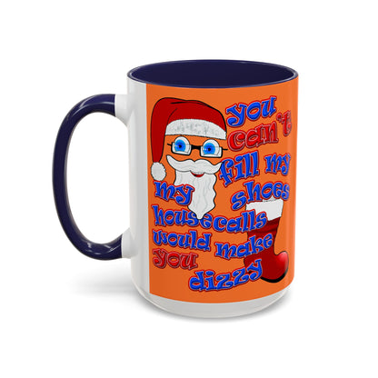 santa's shoes - Accent Mug (crusta)